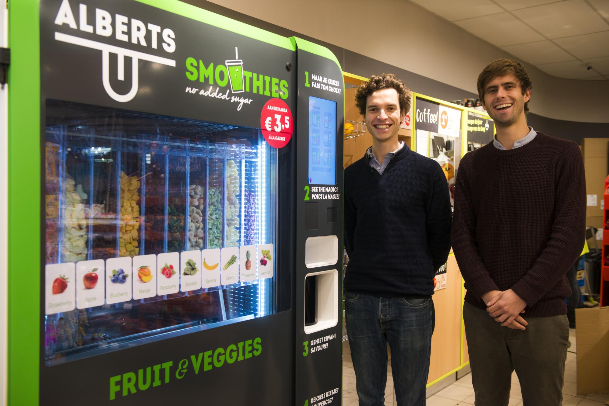 Founders Philippe (left) and Glenn (right) at Smoothie Station